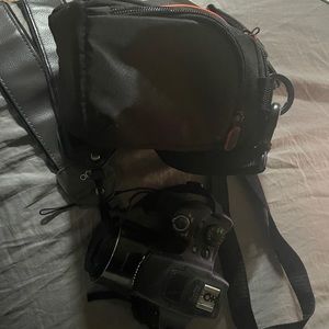 Canon Powershot Camera With Carrier